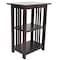 Alaterre Furniture Mission 2 Shelf End Table, Espresso AMIA02P0 - alternate 1